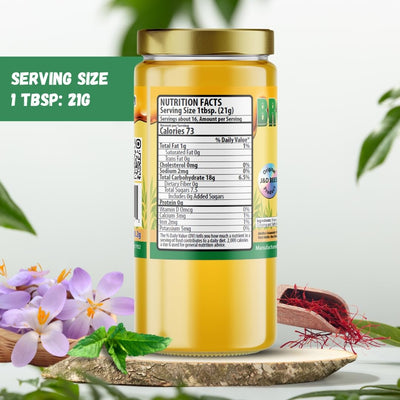 BRONCOSOL EUCALYPTUS - honey with Zaffron, Eucalyptus, Mint and more Extracts, Supports Clear Breathing & Refreshing Relief, 12oz
