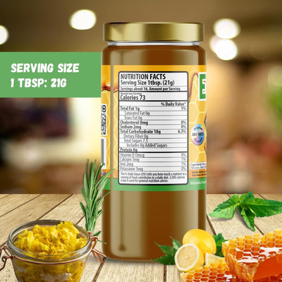 EUCABRONCOSOL – Honey Syrup with Thyme, Eucalyptus, Mint & Natural Extracts | Soothing Herbal Syrup with Elderberry & Saffron, 12oz
