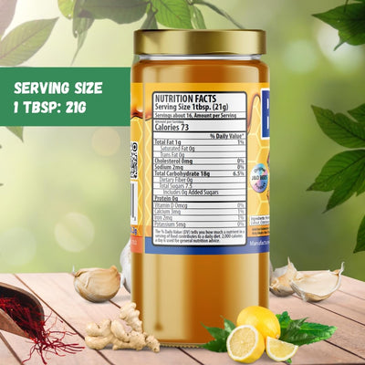 BRONCOSOL MAX – Honey Infused with Eucalyptus, Mint, Zaffron, Garlic, Radish, Molasses, Elderberry And Natural Extracts | Smooth & Flavorful Honey, 12oz