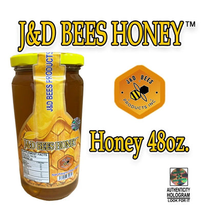 J&D BEES HONEY 48oz
