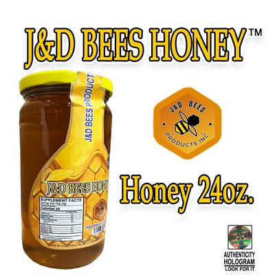 J&D BEES HONEY 24oz.
