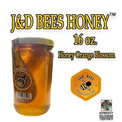 J&D BEES HONEY 16oz.