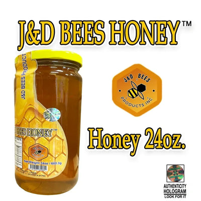 J&D BEES HONEY 24oz.